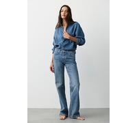 We The Free Luna Mid-Rise Straight Jeans at Free People in Give Me A Break, Size: 30 - female