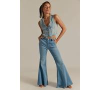 We The Free Marque Flare Jeans at Free People in Dusk, Size: 27 - female