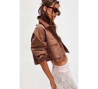 We The Free Martha Workwear Jacket at Free People in Coco Cream, Size: Large - female
