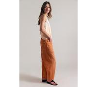 We The Free Minimalist Moxie Barrel Jeans at Free People in Dusted Clay, Size: 29 - female
