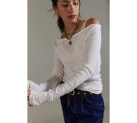We The Free Most Loved Long Sleeve at Free People in Clean Ivory, Size: XL - female
