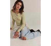 We The Free Most Loved Long Sleeve at Free People in Frozen Dew, Size: Medium - female