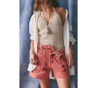 We The Free Moxie Barrel Shorts at Free People in Sunset, Size: 25 - female