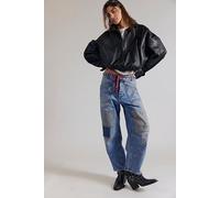 We The Free Moxie Pull-On Barrel Jeans at Free People in Early Morning, Size: 31 - female