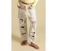 We The Free Moxie Pull-On Barrel Jeans at Free People in Sea Mist, Size: 30 - female