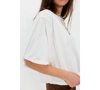 We The Free Next Level Tee at Free People in Clean Ivory, Size: XL - female