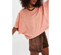 We The Free Next Level Tee at Free People in Papaya Punch, Size: Small - female