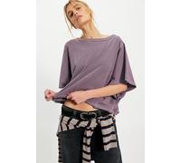We The Free Next Level Tee at Free People in Plum Slate, Size: Medium - female