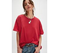 We The Free Nina Tee at Free People in Luxe Red, Size: XS - female