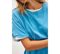 We The Free Nina Tee at Free People in Maliblue, Size: Small - female