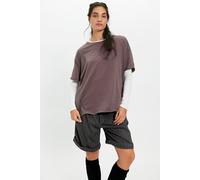 We The Free Nina Tee at Free People in Mochaccino, Size: XL - female