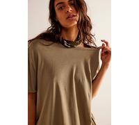 We The Free Nina Tee at Free People in Olive Stone, Size: Medium - female
