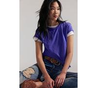 We The Free Nova Tee at Free People in Blue Iris, Size: XS - female