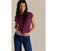 We The Free Nova Tee at Free People in Violet Siren, Size: Medium - female