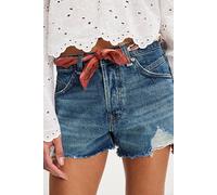 We The Free Now Or Never Denim Shorts at Free People in Sunsational, Size: 27 - female
