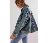 We The Free Opal Swing Denim Jacket at Free People in Alchemy, Size: XS - female