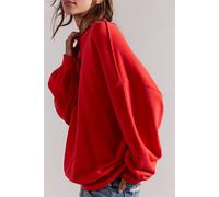 We The Free Palm Springs Pullover at Free People in Fiery Red, Size: XL - female