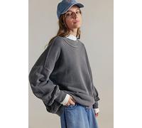 We The Free Palm Springs Pullover at Free People in Washed Black, Size: XS - female