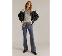 We The Free Penny Pull-On Cord Flare Jeans at Free People in Mockingbird, Size: 27 - female