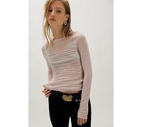 We The Free Peppermint Boatneck Top at Free People in Lilac Bloom, Size: Small - female