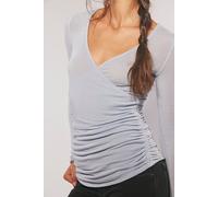 We The Free Peppermint Long Sleeve Top at Free People in Zen Blue, Size: Large - female