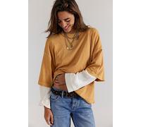 We The Free Perfect Oversized Tee at Free People in Peach Honey, Size: Medium - female