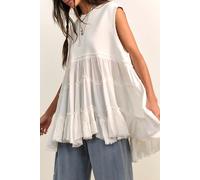 We The Free Pixie Babydoll Sweatshirt at Free People in Coconut Cream, Size: Medium - female