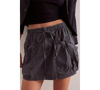 We The Free Play It Cool Mini Skirt at Free People in Washed Grey, Size: XS - female