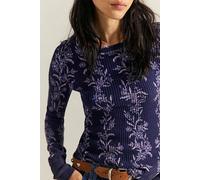 We The Free Pretty Little Thermal at Free People in Folk Vines, Size: Small - female