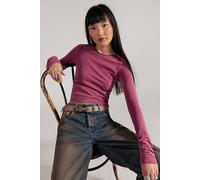 We The Free Protagonist Long Sleeve at Free People in Dry Rose, Size: XL - female