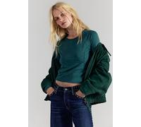 We The Free Protagonist Long Sleeve at Free People in Rainforest, Size: XL - female