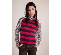 We The Free Punk Playful Tee at Free People in Coffee Combo, Size: Large - female