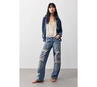 We The Free Reverie Patchwork Jeans at Free People in Vintage Soul, Size: 29 - female