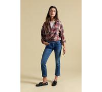 We The Free Revival Low-Rise Straight Cropped Jeans at Free People in Treasured Blue, Size: 28 - female