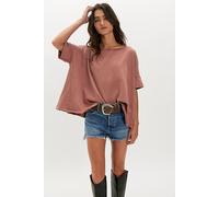 We The Free Rex Oversized Cotton Tee at Free People in Canyon Sunset, Size: Medium - female