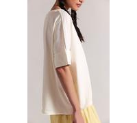 We The Free Rex Oversized Cotton Tee at Free People in Clean Ivory, Size: Large - female