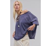 We The Free Rex Oversized Cotton Tee at Free People in Cosmic, Size: Small - female