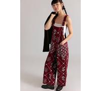 We The Free Rising Sun Overalls at Free People in Russet Brown, Size: XL - female