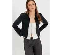 We The Free River Denim Jacket at Free People in Black, Size: XL - female