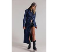 We The Free Ruth Long Denim Top at Free People in Dark Ruthie Wash, Size: US 6 - female