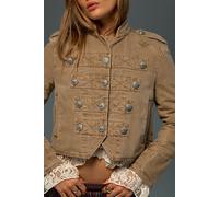 We The Free Ryland Band Jacket at Free People in Irish Creme, Size: Large - female
