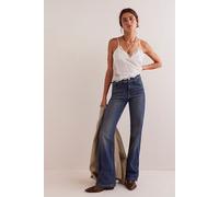 We The Free Sabine Slim A-Line Jeans at Free People in Hibernate, Size: 26 - female
