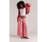 We The Free Scout Wide-Leg Jeans at Free People in Coral Sunburst, Size: Medium - female