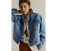 We The Free Sidney Denim Jacket at Free People in Blue Daydream, Size: XL - female