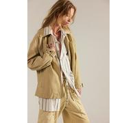 We The Free Sloane Vegan Suede Jacket at Free People in Ishore Sand, Size: XS - female