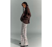 We The Free Sonny Leather Pullover Jacket at Free People in Brunette, Size: Medium - female