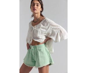 We The Free Sparks Fly Shorts at Free People in Tender Stem, Size: 32 - female