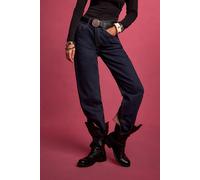 We The Free Stick Around Mid-Rise Straight Curve Jeans at Free People in Meet Me At Midnight, Size: 27 - female