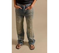 We The Free Stick Around Mid-Rise Straight Curve Jeans at Free People in Second Chances, Size: 33 - female