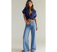 We The Free Stride Straight 'n Wide Jeans at Free People in Starship, Size: 28 S - female